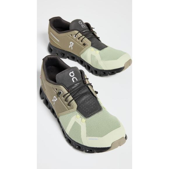 USED On Men's Cloud 5 Sneakers, Grove | Haze, Green, 10 Medium US - Picture 3 of 4